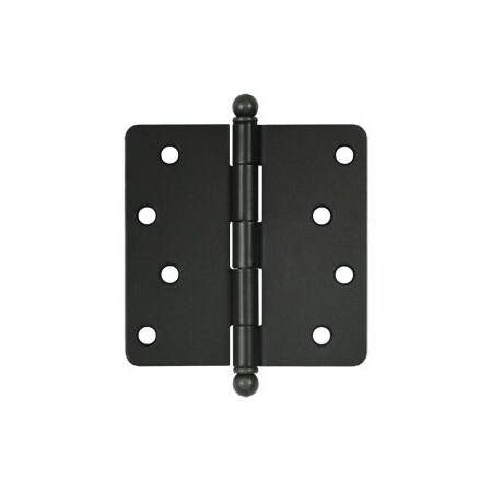 Deltana S44R410B-BT 1/4 Radius Ball Tip Door Hinge Oil-Rubbed Bronze, 10PK S44R410B-BT-XCP10